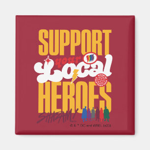 SHAZAM! Fury of the Gods   Support Local Heroes Magnet