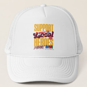 SHAZAM! Fury of the Gods   Support Local Heroes Trucker Hat