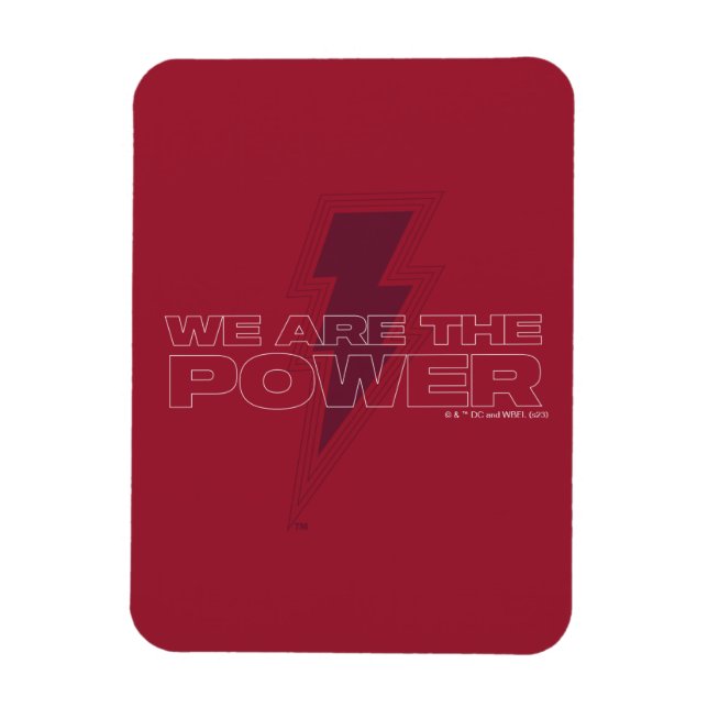 SHAZAM! Fury of the Gods | We Are The Power Magnet (Vertical)