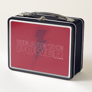 SHAZAM! Fury of the Gods   We Are The Power Metal Lunch Box