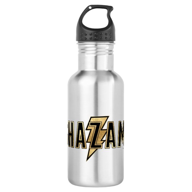 SHAZAM! | Gold Logo 532 Ml Water Bottle (Front)