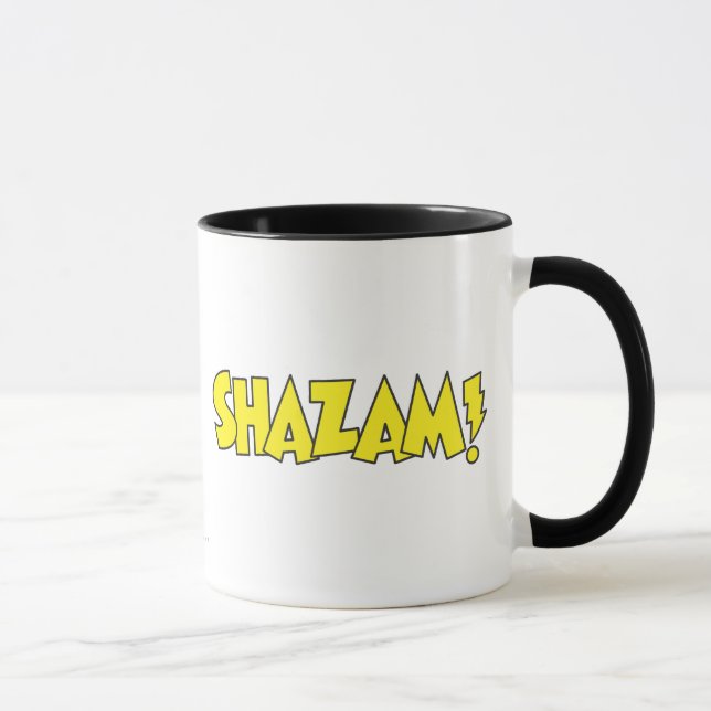 Shazam Logo Yellow Mug (Right)
