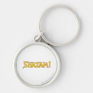 Shazam Logo Yellow/Red Key Ring