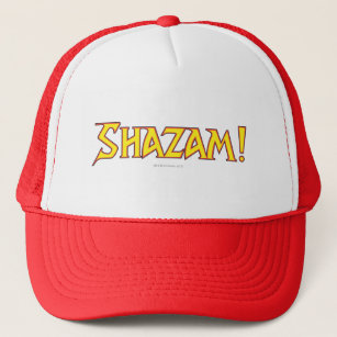 Shazam Logo Yellow/Red Trucker Hat