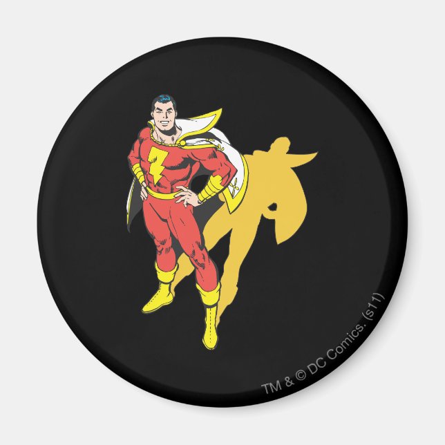 SHAZAM Shadow Magnet (Front)