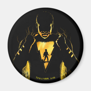 SHAZAM! Shazam and Billy Lightning Silhouette Magnet