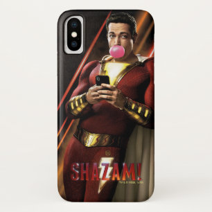 SHAZAM!   Shazam Blowing Bubble Gum iPhone X Case