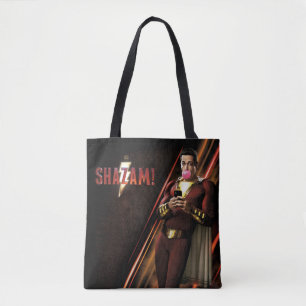 SHAZAM!   Shazam Blowing Bubble Gum Tote Bag