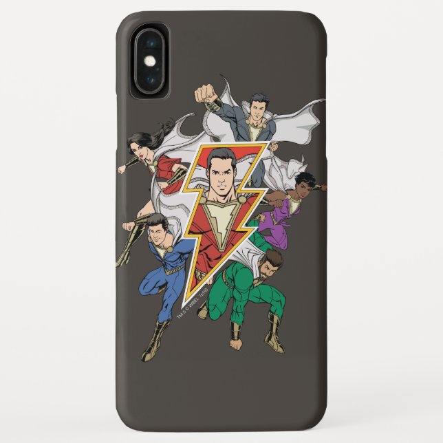 SHAZAM! | Shazam Family Graphic Case-Mate iPhone Case (Back)