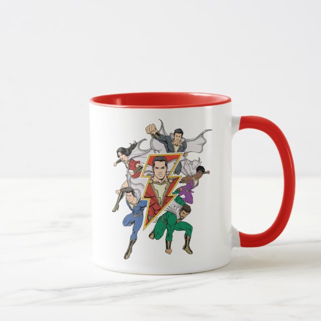SHAZAM! | Shazam Family Graphic Mug (Right)