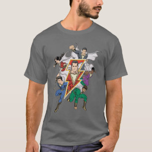 SHAZAM! Shazam Family Graphic T-Shirt