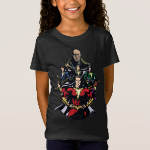 SHAZAM! Shazam Family Vs. Dr. Sivana T-Shirt