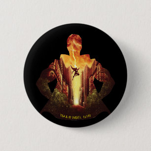 SHAZAM! Shazam Sunset Silhouette 6 Cm Round Badge