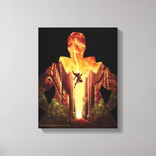 SHAZAM! Shazam Sunset Silhouette Canvas Print