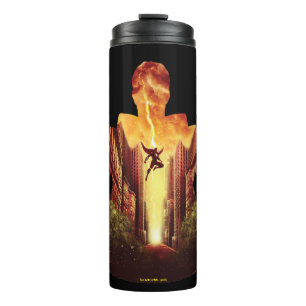SHAZAM!   Shazam Sunset Silhouette Thermal Tumbler
