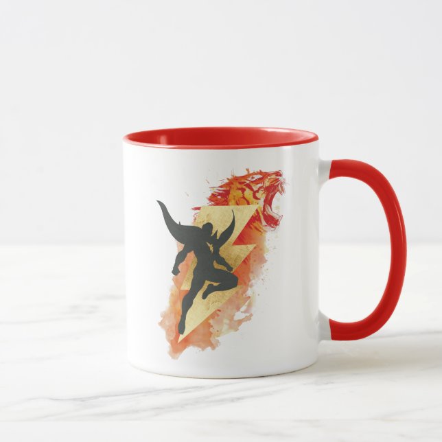 SHAZAM! | Shazam Tiger & Lightning Graphic Mug (Right)