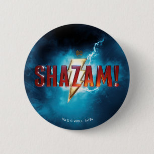 SHAZAM! Theatrical Logo 6 Cm Round Badge