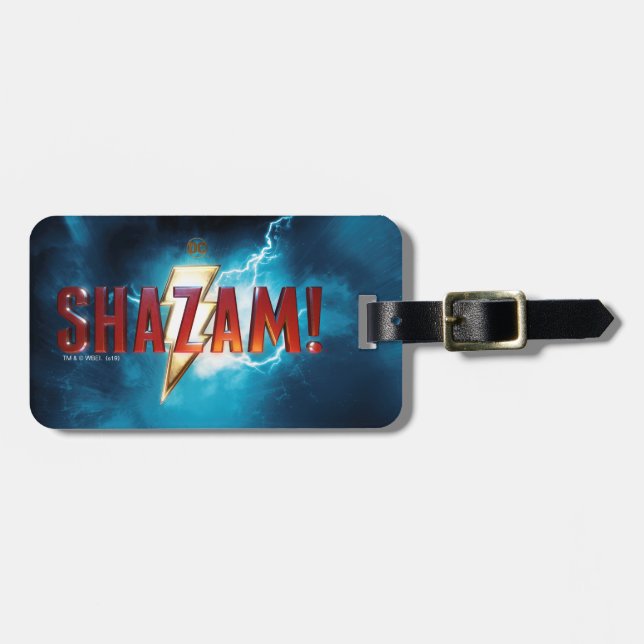 SHAZAM! | Theatrical Logo Luggage Tag (Front Horizontal)