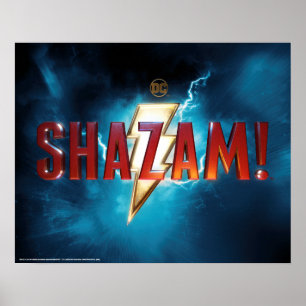 SHAZAM!   Theatrical Logo Poster