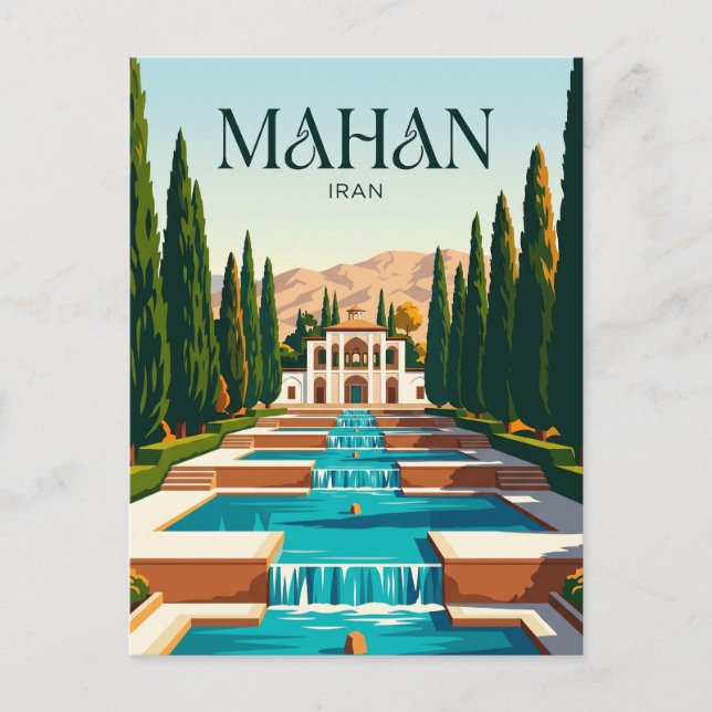 Shazdeh Garden Iran Postcard (Front)