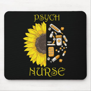 She Became A Psych Nurse Psychiatric Nursing Menta Mouse Mat
