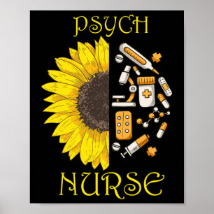 She Became A Psych Nurse Psychiatric Nursing Menta Poster