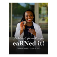 She Believed Nurse Photo Graduation
