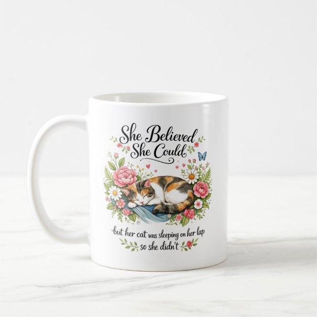 She Believed She Could |Motivational for Co-Worker Coffee Mug (Left)