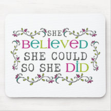 She Believed She Could Quote