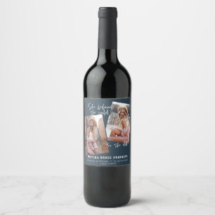 She believed she could so she did graduation wine wine label