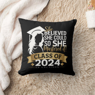 She Believed She Could So She Mastered It 2024 Cushion