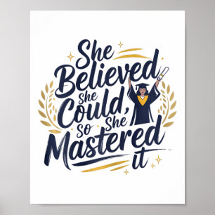 She Believed She Could So She Mastered It 2025 Sen Poster