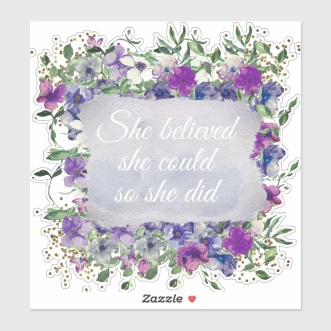 She Believed She Did Inspirational (Sheet)