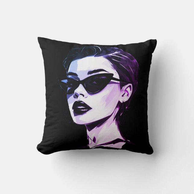 She Blooms Pillow Cover - Empowering Home Decor (Front)
