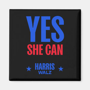 She Can 2024 Election President Kamala Harris 1 Magnet