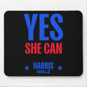 She Can 2024 Election President Kamala Harris 1  Mouse Mat