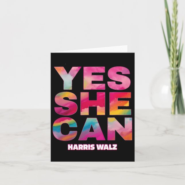 She Can Harris Wheimer 2024  Card (Front)