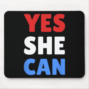 She Can Kamala Harris 2024 Wheimer 2024 Vote Harri Mouse Mat