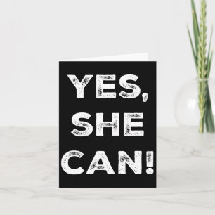 She Can Kamala Harris Dnc Slogan President 2024 Card