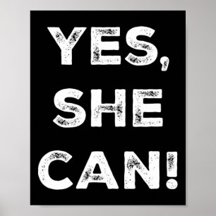 She Can Kamala Harris Dnc Slogan President 2024  Poster