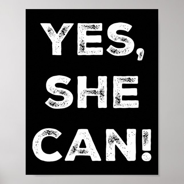 She Can Kamala Harris Dnc Slogan President 2024  Poster (Front)