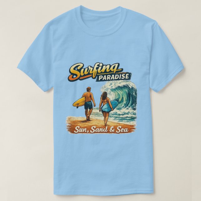 SHE CAN SUF ALL DAY T-Shirt (Design Front)