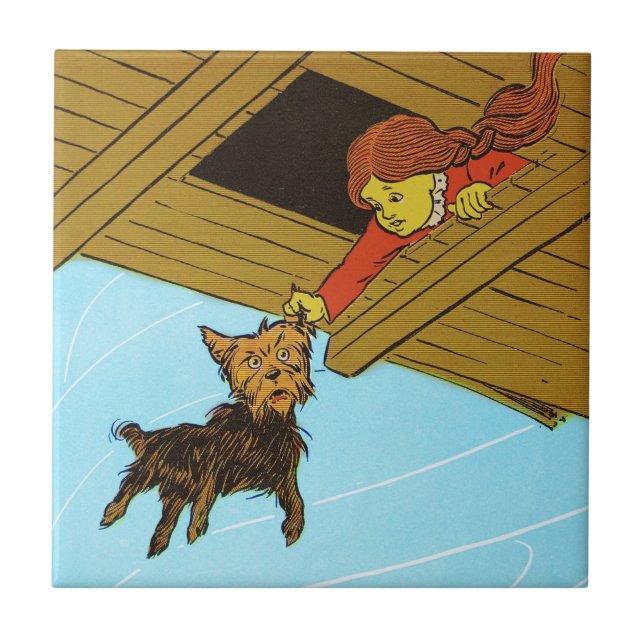 She Caught Toto By The Ear Tile (Front)