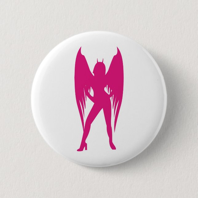 She Devil 2 6 Cm Round Badge (Front)