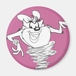 She-Devil Black and White Magnet