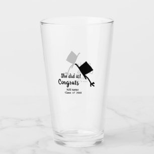 She did it congrats graduation add student name ye glass