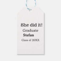 She did it graduate add name class of 20XX text