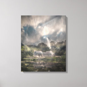 She Emerges From the Gloom Canvas Print