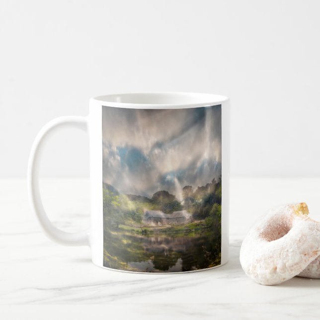 She Emerges From the Gloom Coffee Mug (With Donut)