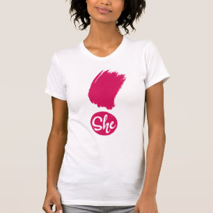 She Exclamation Womens Shirt